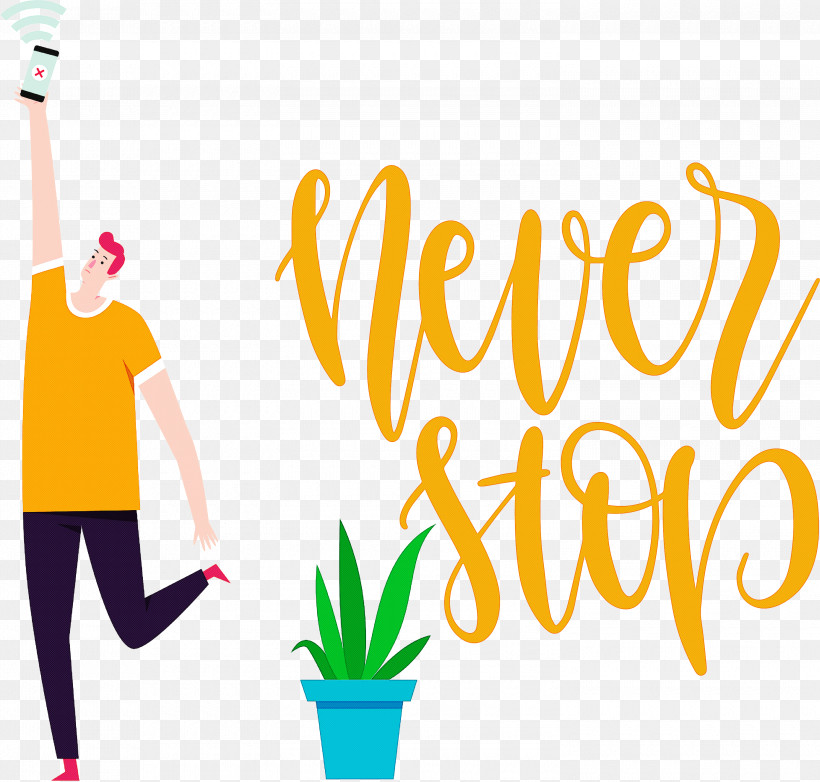 Never Stop Motivational Inspirational, PNG, 3000x2861px, Never Stop, Art Music, Drawing, Humour, Inspirational Download Free