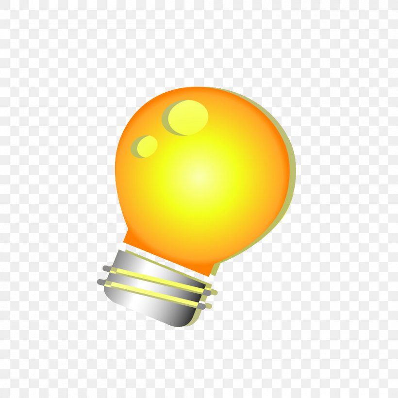 Incandescent Light Bulb Yellow, PNG, 1000x1000px, Light, Drawing, Electric Light, Incandescent Light Bulb, Lamp Download Free