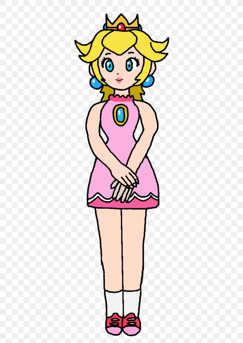 Super Princess Peach Princess Daisy Mario Bros. Clip Art, PNG, 749x1154px, Watercolor, Cartoon, Flower, Frame, Heart Download Free