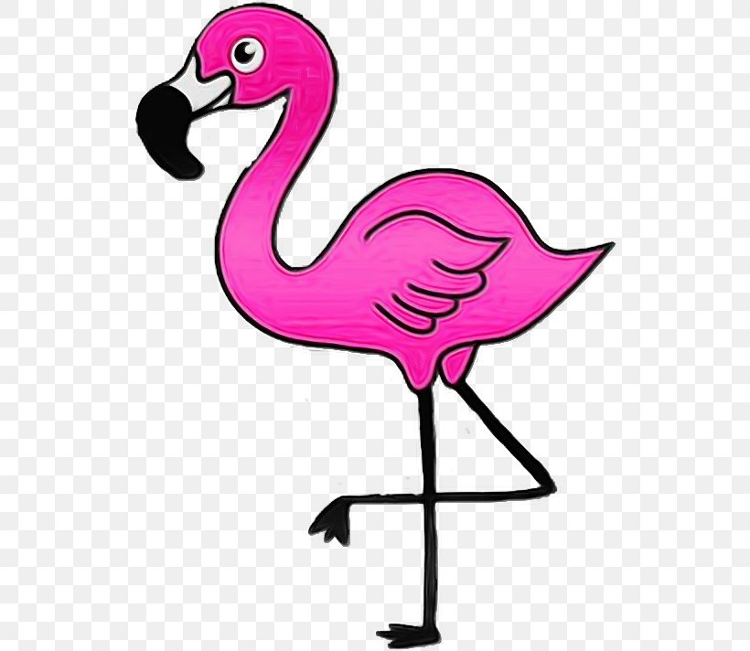 Flamingo Silhouette, PNG, 530x712px, Flamingo, Beak, Bird, Cartoon, Cuteness Download Free