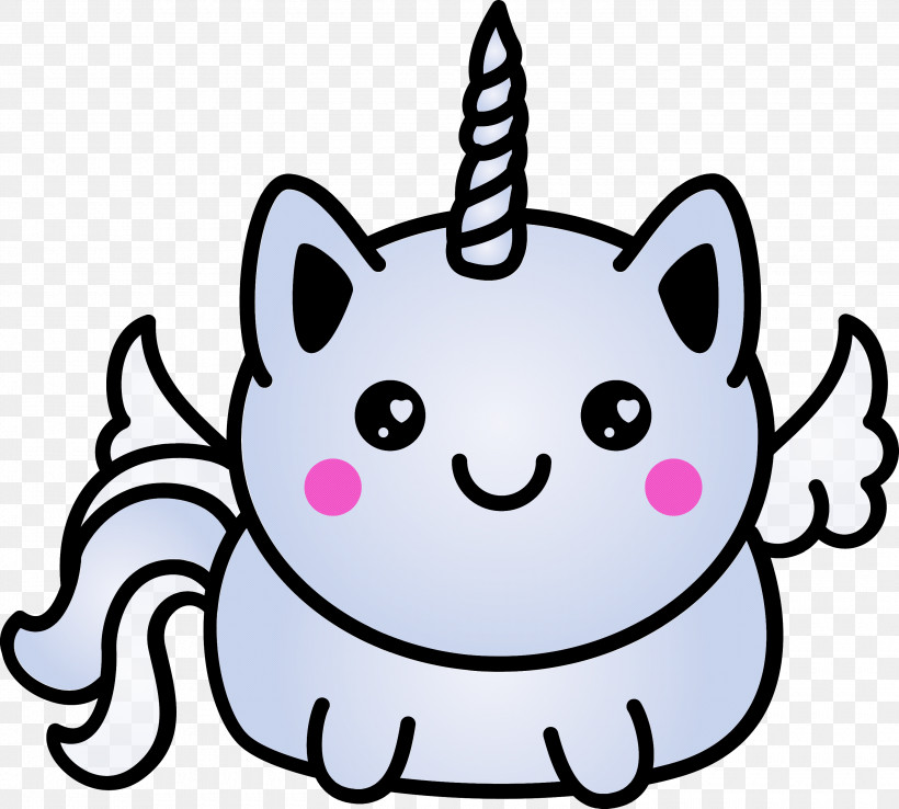 Head Cat Whiskers Line Art Pink, PNG, 3000x2700px, Cute Unicorn, Cartoon, Cartoon Unicorn, Cat, Cheek Download Free