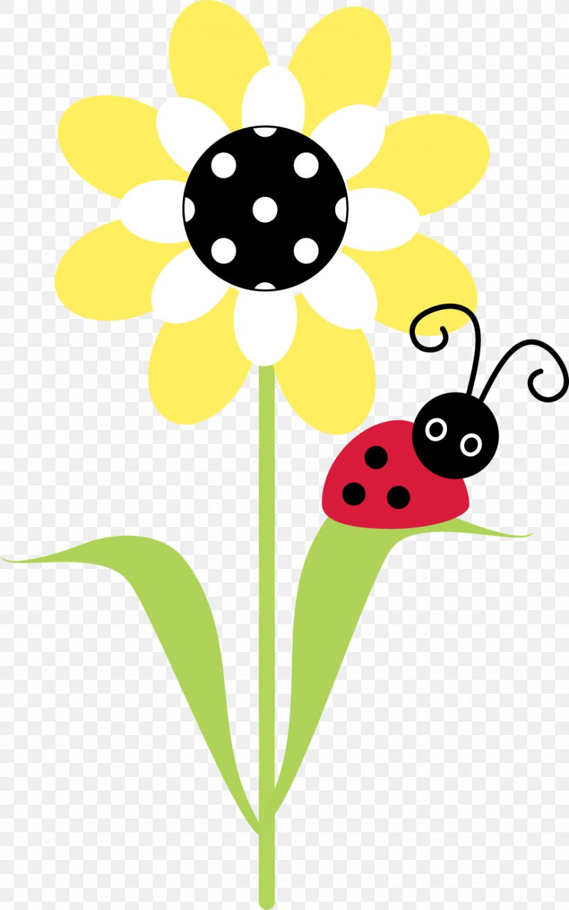 Ladybird Insect Flower Clip Art, PNG, 886x1418px, Ladybird, Artwork, Birth Flower, Common Sunflower, Cut Flowers Download Free