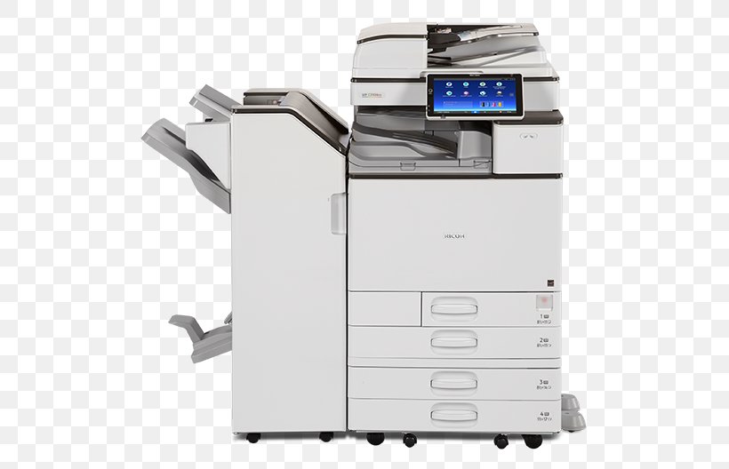 Ricoh Multi-function Printer Photocopier Printing, PNG, 504x528px, Ricoh, Business, Laser Printing, Lexmark, Machine Download Free