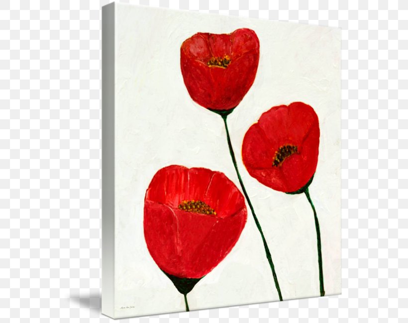 Acrylic Paint Poppy Painting Art, PNG, 566x650px, Acrylic Paint, Acrylic Resin, Art, Canvas, Canvas Print Download Free