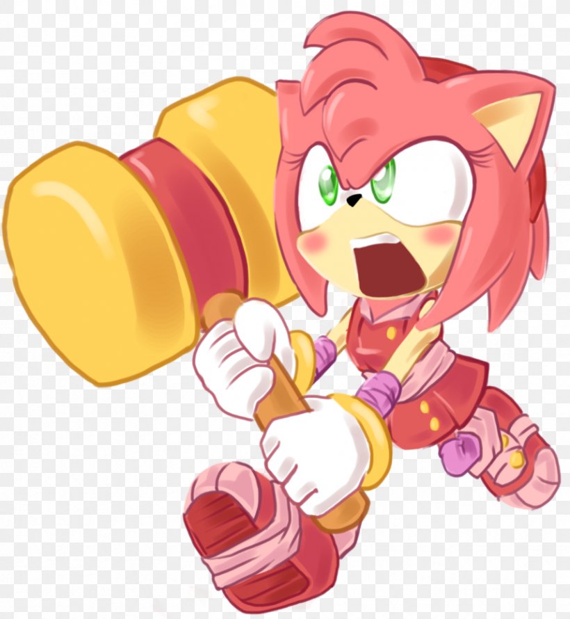 Amy Rose Sonic The Hedgehog 2 Sonic Adventure Sonic Unleashed Sonic Boom: Rise Of Lyric, PNG, 858x932px, Watercolor, Cartoon, Flower, Frame, Heart Download Free