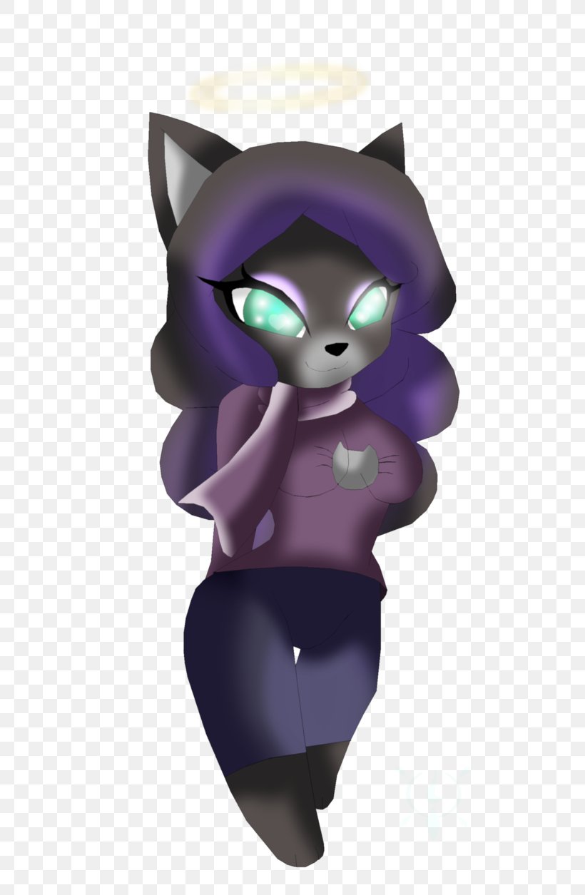Cat Illustration Figurine Cartoon Purple, PNG, 637x1255px, Cat, Carnivoran, Cartoon, Cat Like Mammal, Character Download Free