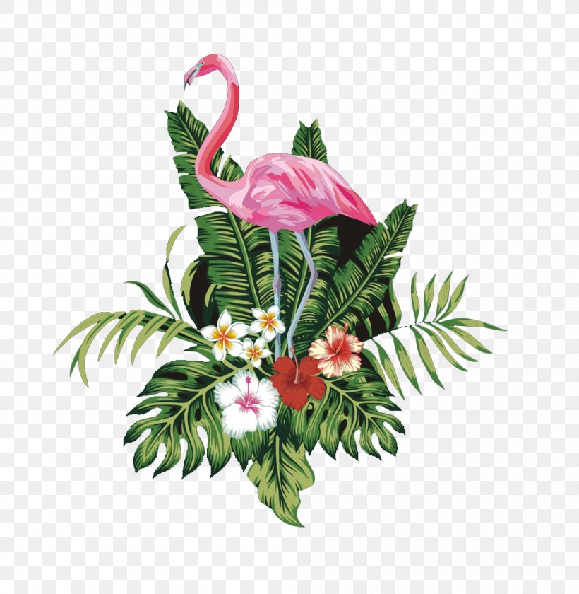 Bird Flamingo, PNG, 999x1024px, Flamingo, Art, Artificial Flower, Cartoon, Christmas Ornament Download Free