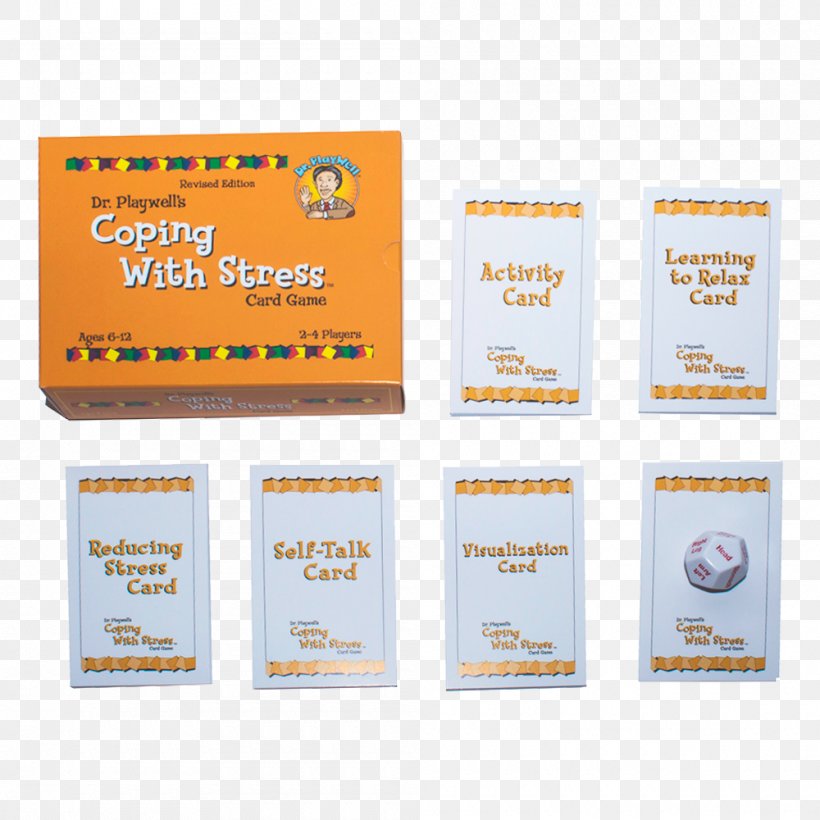 Card Game Stress Coping Playing Card, PNG, 1000x1000px, Card Game, Brand, Child, Coping, Educational Game Download Free
