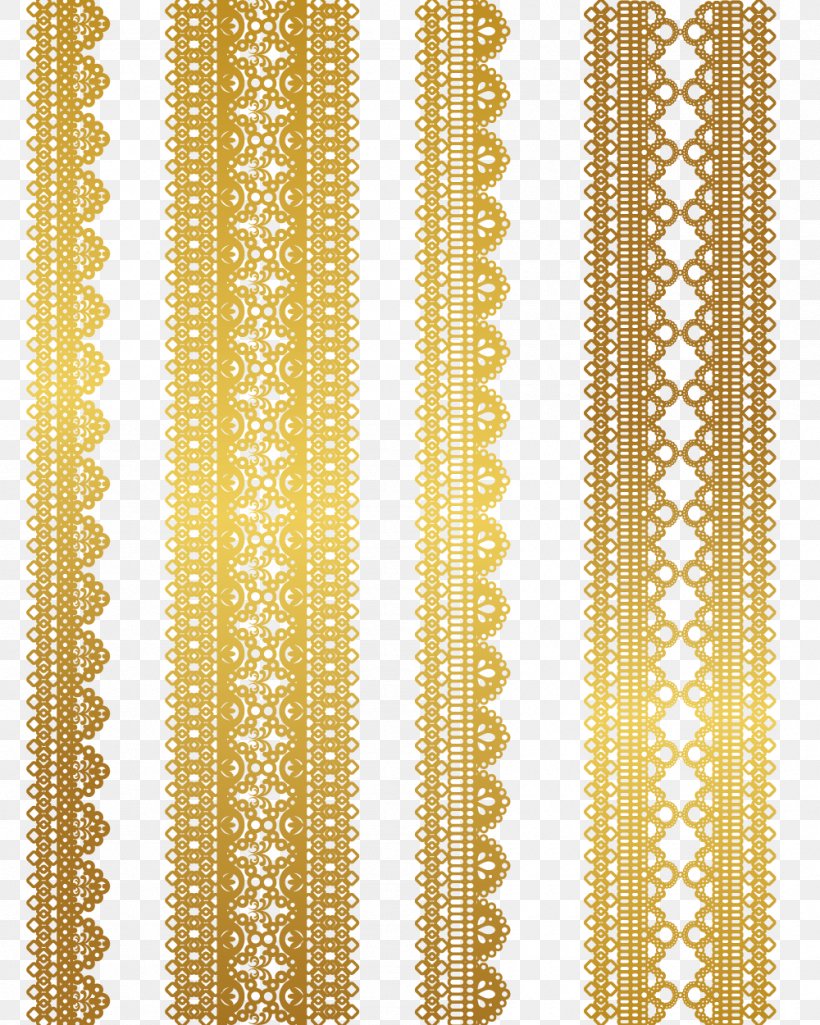 Lace Gold Euclidean Vector Textile, PNG, 1000x1250px, Gold, Cdr, Information, Lace, Material Download Free