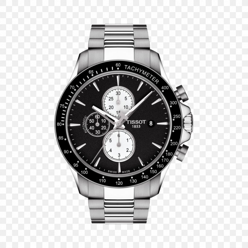 Tissot V8 Quartz Chronograph Tissot V8 Quartz Chronograph Automatic Watch, PNG, 1024x1024px, Chronograph, Automatic Watch, Bracelet, Brand, Jewellery Download Free