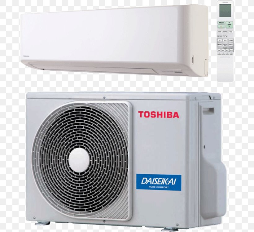 Air Conditioner Toshiba Power Inverters Inverterska Klima Сплит-система, PNG, 690x748px, Air Conditioner, British Thermal Unit, European Union Energy Label, Fuse, Heat Download Free