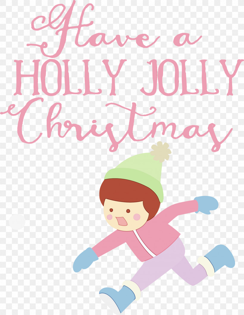 Cartoon Line Happiness Pink M Lon:0jjw, PNG, 2321x3000px, Holly Jolly Christmas, Cartoon, Character, Geometry, Happiness Download Free