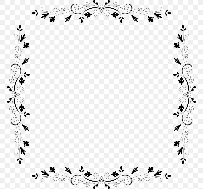 Flower Clip Art, PNG, 764x764px, Flower, Area, Art, Black, Black And White Download Free