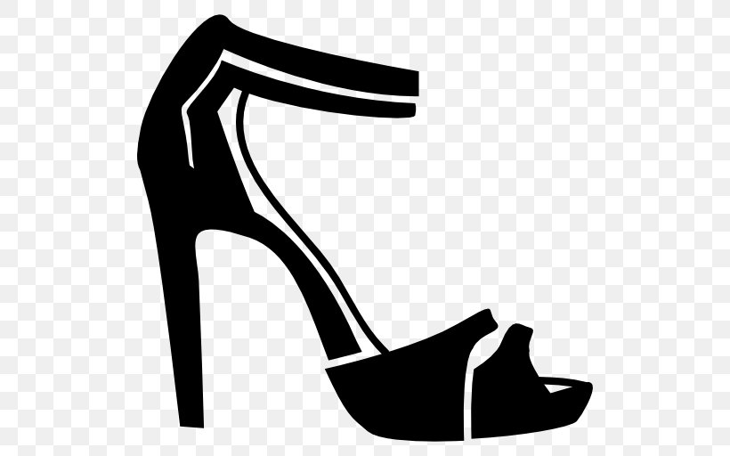 High-heeled Footwear Stiletto Heel Platform Shoe, PNG, 512x512px, Highheeled Footwear, Ballet Flat, Basic Pump, Black, Black And White Download Free