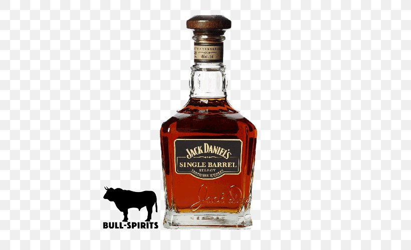 Tennessee Whiskey Liqueur Jack Daniel's Single Barrel Whiskey, PNG, 500x500px, Tennessee Whiskey, Alcoholic Beverage, Barrel, Bottle, Distilled Beverage Download Free