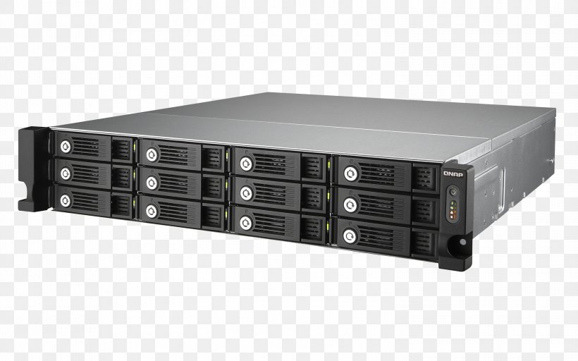 Network Storage Systems Hard Drives QNAP UX-1200U-RP/ 12 Bay Nas QNAP UX-500P Serial ATA, PNG, 3000x1875px, 19inch Rack, Network Storage Systems, Computer Component, Data Storage, Data Storage Device Download Free