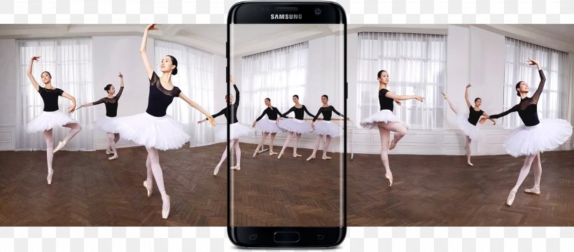 Samsung GALAXY S7 Edge Panorama Motion Panoramic Photography Camera, PNG, 1920x845px, Samsung Galaxy S7 Edge, Ballet, Camera, Dance, Entertainment Download Free