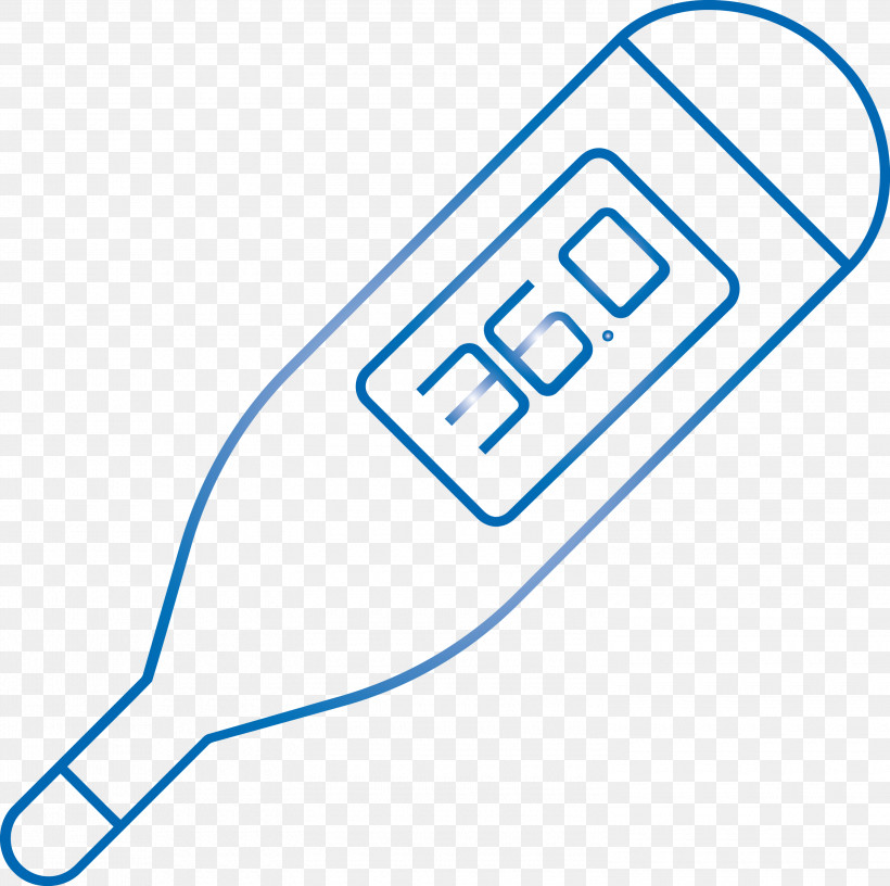 Thermometer Fever COVID, PNG, 3000x2989px, Thermometer, Covid, Fever, Line Download Free