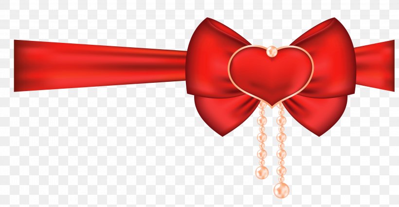 Valentine's Day Ribbon Heart Clip Art, PNG, 3000x1555px, 3d Computer Graphics, Valentine S Day, Bow Tie, Display Resolution, Fashion Accessory Download Free