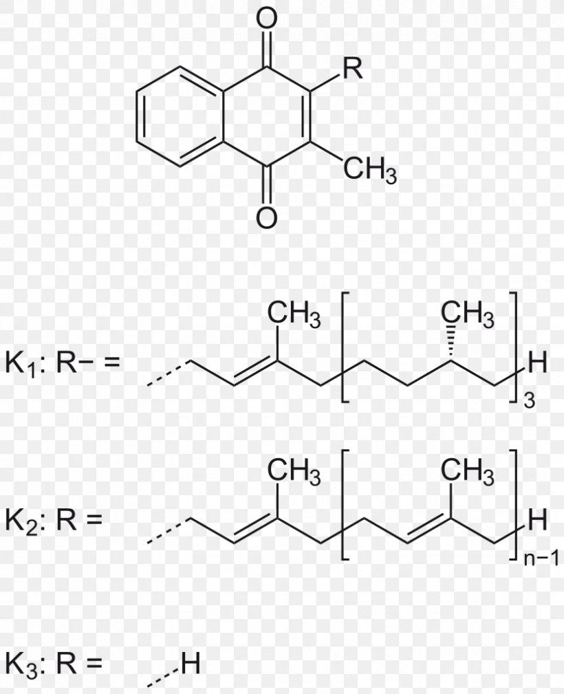 Vitamin K2 Vitamin D Carboxylation, PNG, 832x1024px, Vitamin K, Area, Black And White, Carboxylation, Coagulation Download Free