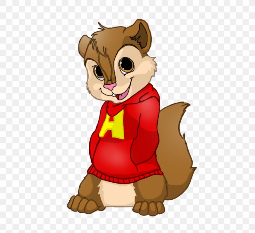 Alvin Seville Alvin And The Chipmunks Lion The Chipettes, PNG, 900x823px, Watercolor, Cartoon, Flower, Frame, Heart Download Free