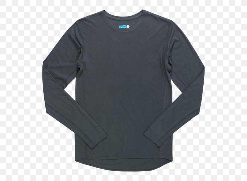 Long-sleeved T-shirt Long-sleeved T-shirt Sweater Clothing, PNG, 600x600px, Sleeve, Active Shirt, Black, Bluza, Centurion Boats Download Free