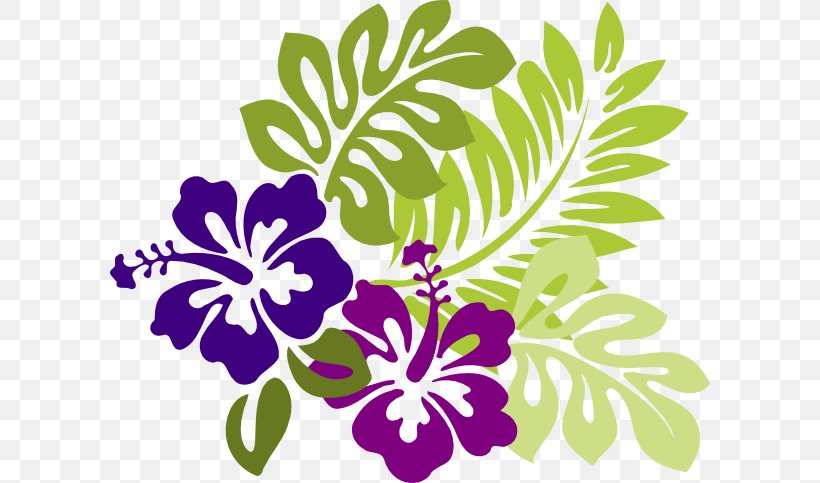 Shoeblackplant Clip Art Openclipart Hawaiian Hibiscus Mallows, PNG ...