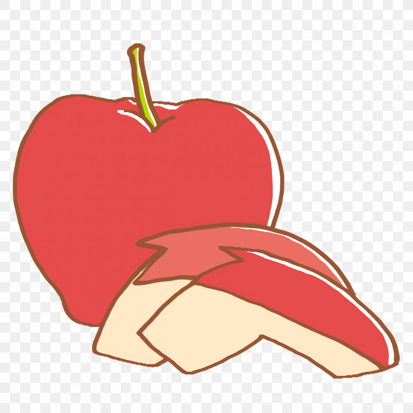 Apple M-095 Apple, PNG, 1200x1200px, Cartoon Fruit, Apple, Kawaii Fruit, M095 Download Free