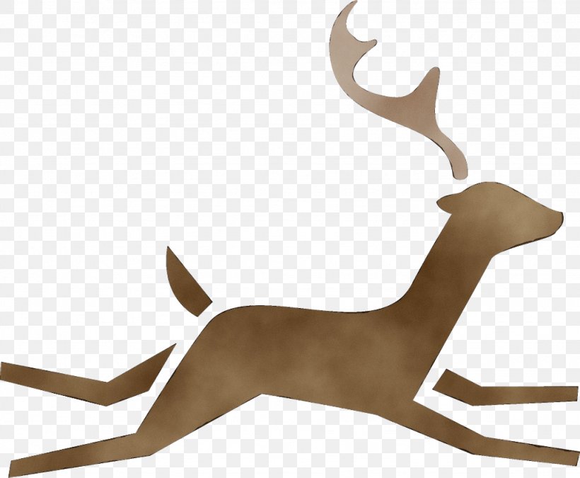 Reindeer, PNG, 1024x844px, Watercolor, Animal Figure, Antelope, Antler, Deer Download Free