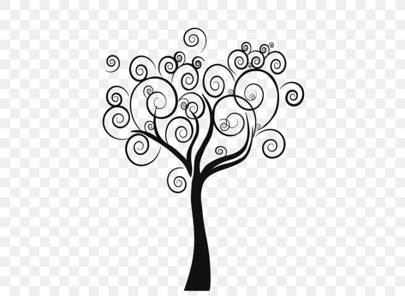 Sticker Wall Decal Paper Canvas, PNG, 600x600px, Sticker, Art, Black And White, Branch, Canvas Download Free
