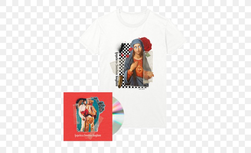 T-shirt Hopeless Fountain Kingdom World Tour Badlands, PNG, 500x500px, Tshirt, Bad At Love, Badlands, Brand, Cashmere Cat Download Free
