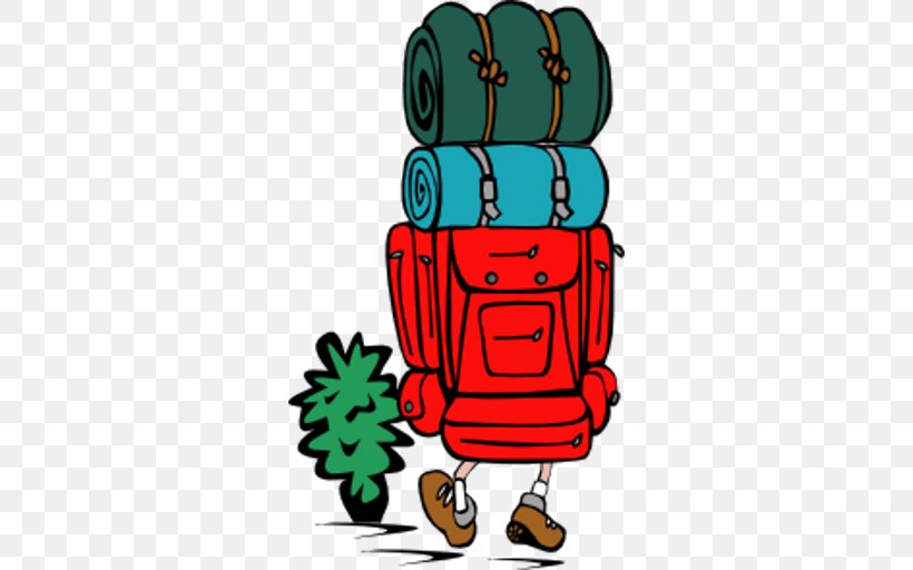 Vector Graphics Clip Art Backpacking Image Free Content, PNG, 512x512px, Backpacking, Backpack, Camping, Cartoon, Drawing Download Free