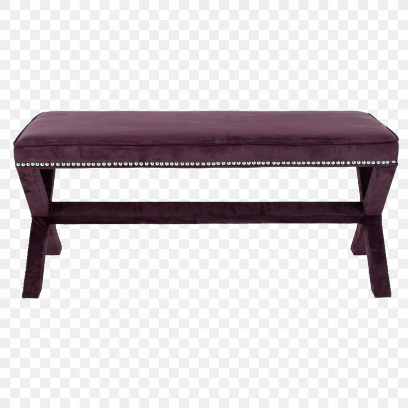 Bench Stool Foot Rests Purple Furniture, PNG, 1200x1200px, Bench, Blue, Chair, Cushion, Foot Rests Download Free