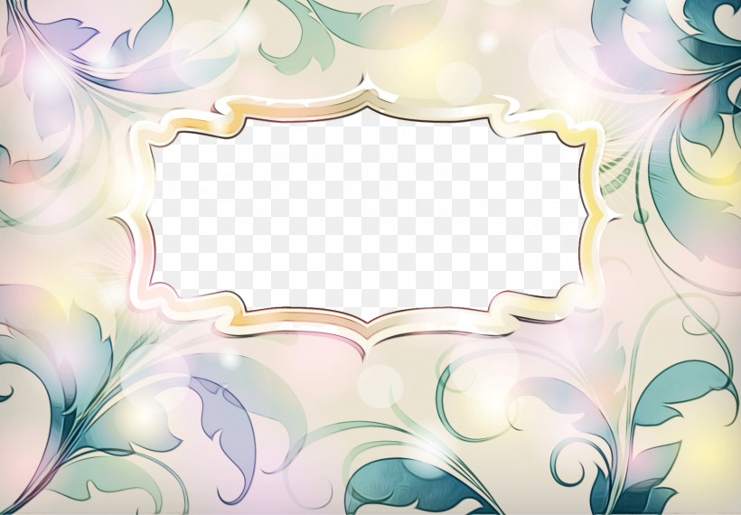 Floral Design, PNG, 1600x1114px, Flower Rectangle Frame, Aqua, Floral Design, Floral Rectangle Frame, Paint Download Free