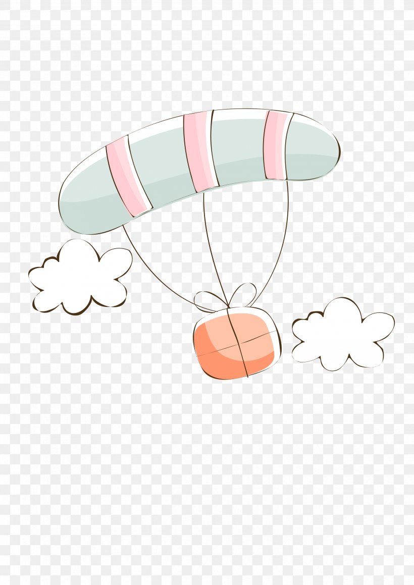 Parachute Parachuting Balloon, PNG, 2480x3508px, Parachute, Balloon, Gratis, Illustration, Material Download Free