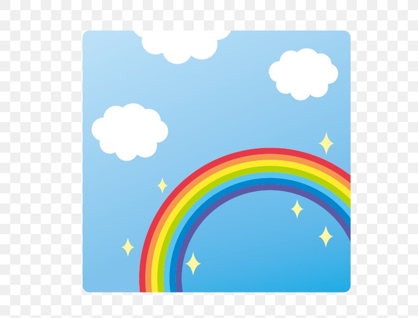 Rainbow Blue Sky Area Wallpaper, PNG, 625x625px, Rainbow, Area, Blue, Cloud, Cloud Computing Download Free