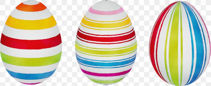 Easter Egg, PNG, 3000x1225px, Watercolor, Easter Egg, Paint, Wet Ink Download Free