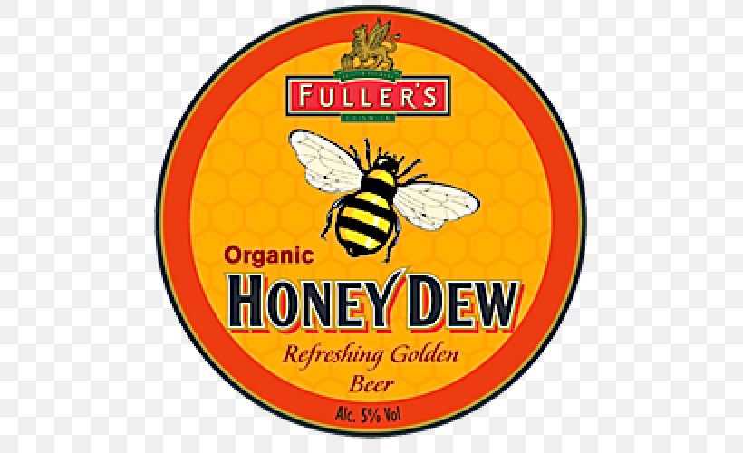 Organic Honey Dew Beer Fuller's Brewery Ale Fuller's Honey Dew, PNG, 500x500px, Organic Honey Dew, Ale, Area, Beer, Beer Hall Download Free