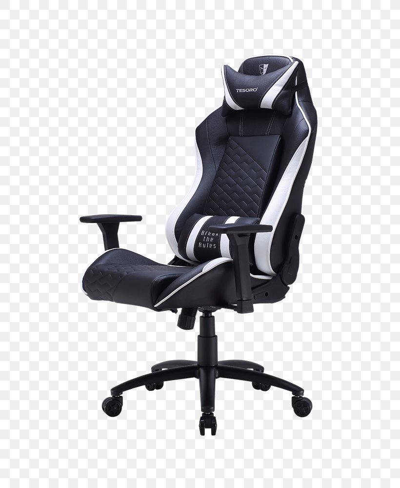 Gaming Chair Black & White Video Game Cushion, PNG, 667x1000px, Chair, Black, Black White, Car Seat, Comfort Download Free