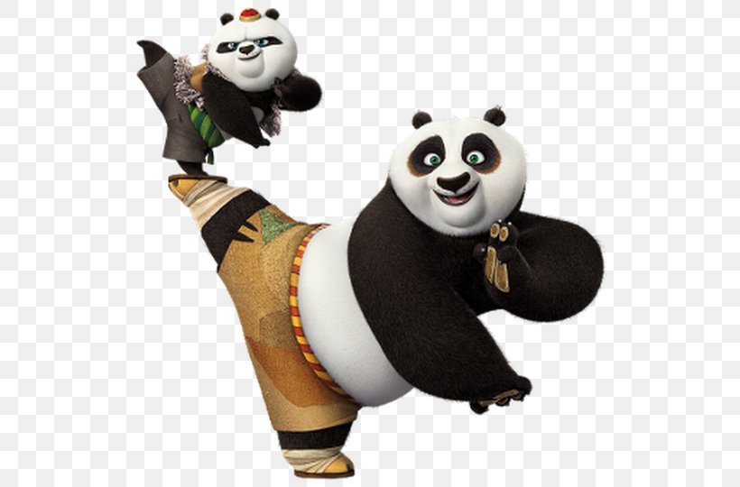 Kung Fu Panda Po Giant Panda Master Shifu Tigress, PNG, 530x540px, Kung Fu Panda, Bear, Figurine, Giant Panda, Jack Black Download Free