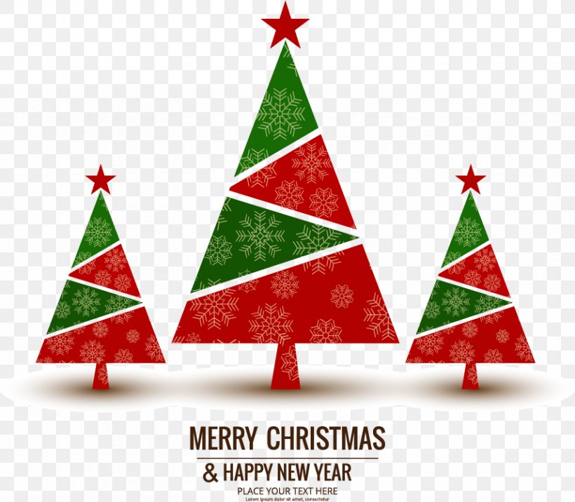 Christmas Tree Greeting Card Wish New Years Day, PNG, 857x749px, Christmas, Christmas Card, Christmas Decoration, Christmas Ornament, Christmas Tree Download Free