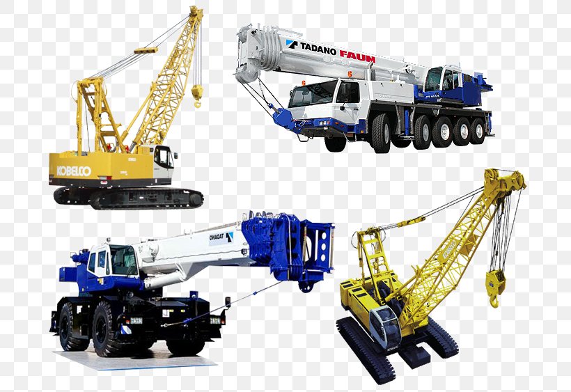 Mobile Crane Machine Tadano Limited Tadano Faun GmbH, PNG, 734x563px, Crane, Chain, Construction Equipment, Lifting Equipment, Machine Download Free