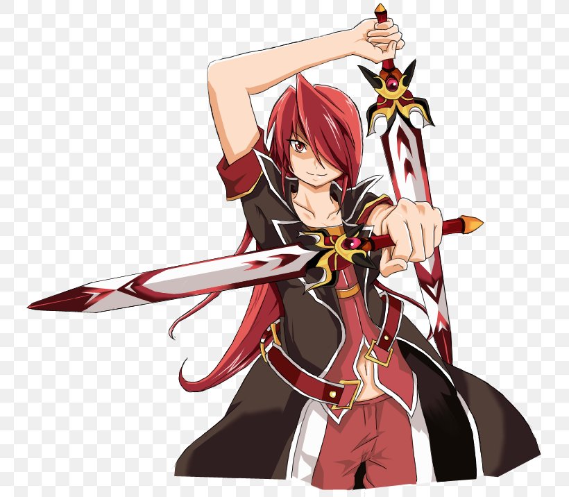 Grand Chase Elesis Elsword Character Lire, PNG, 750x716px, Watercolor, Cartoon, Flower, Frame, Heart Download Free