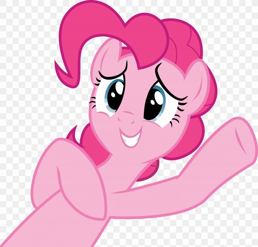 Happy Birthday, Pinkie Pie My Little Pony Image, PNG, 7999x7677px, Watercolor, Cartoon, Flower, Frame, Heart Download Free