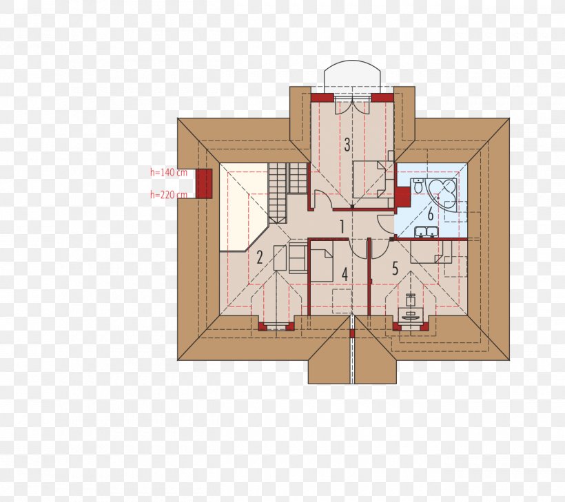 House Attic Floor Plan Room Układ Jednoprzestrzenny, PNG, 1300x1156px, House, Archipelago, Architecture, Attic, Elevation Download Free