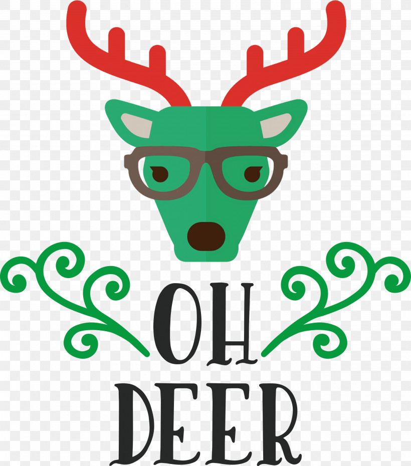 OH Deer Rudolph Christmas, PNG, 2644x3000px, Oh Deer, Antler, Christmas, Deer, Horn Download Free