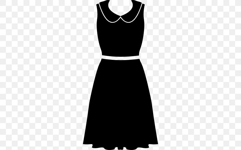 Dress Clothing Handbag, PNG, 512x512px, Dress, Black, Black And White, Casual, Clothing Download Free