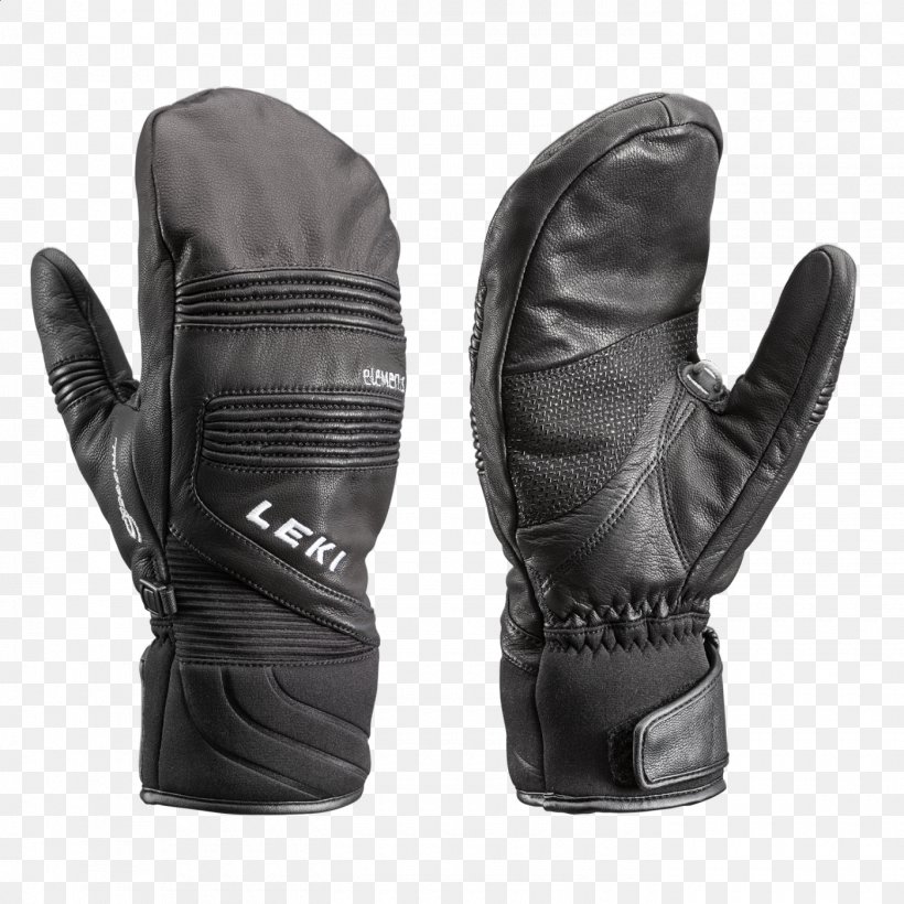 Glove Skiing LEKI Lenhart GmbH Platinum Leather, PNG, 1400x1400px, Glove, Alpine Skiing, Bicycle Glove, Black, Black Diamond Equipment Download Free