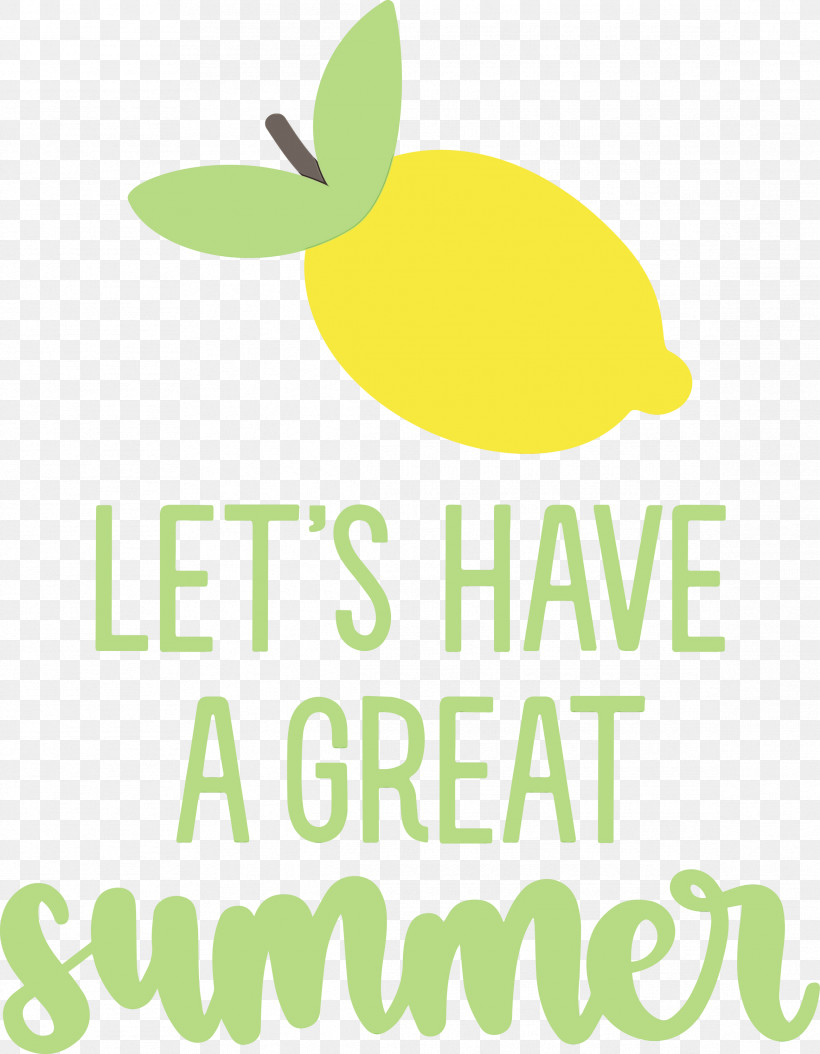Logo Leaf Yellow Meter Line, PNG, 2332x3000px, Great Summer, Fruit, Leaf, Line, Logo Download Free