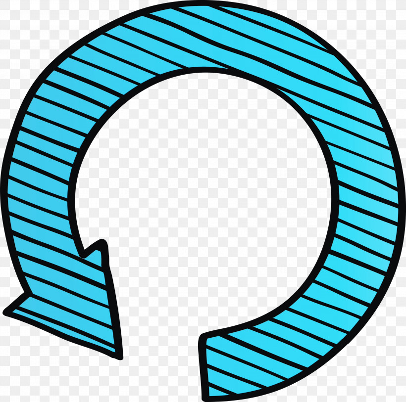 Turquoise Circle Symbol, PNG, 3000x2977px, Circle Arrow, Arrow, Circle, Paint, Symbol Download Free